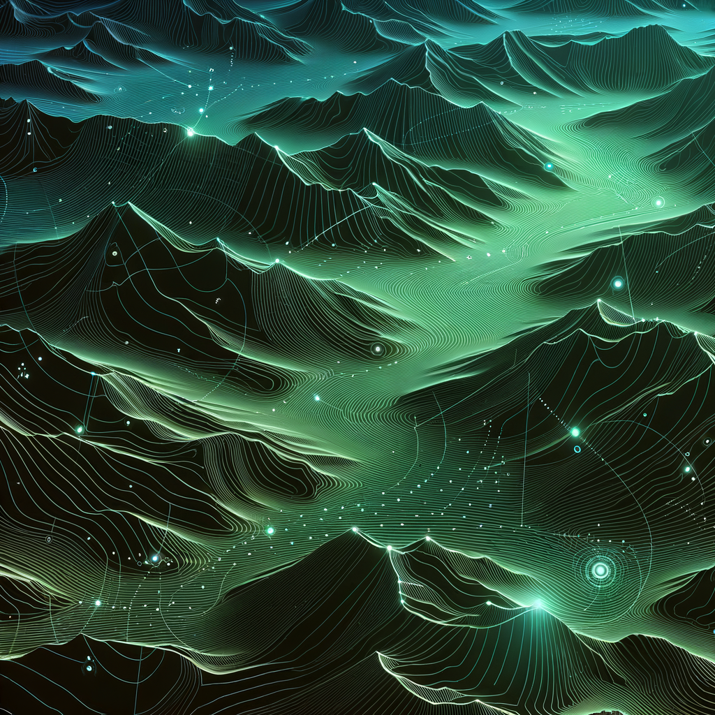 Topographic contour visualization